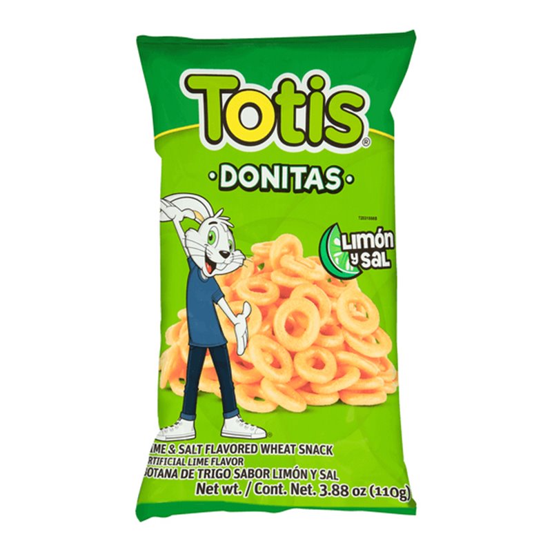 24262 - Totis Donitas Sal/Limon - 3.8 oz. ( 12 Pack ) - BOX: 12 Pkg