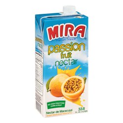 24572 - Mira Tetrapack Passion Fruit - 33.8 fl. oz. ( Case of 12 ) - BOX: 12 Units