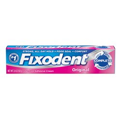 24588 - Fixodent Cream Original - 2.4oz(68Gr) - BOX: 24