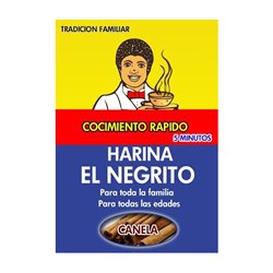 24427 - Harina El Negrito Cinnamon - 28 oz. - BOX: 18 Units
