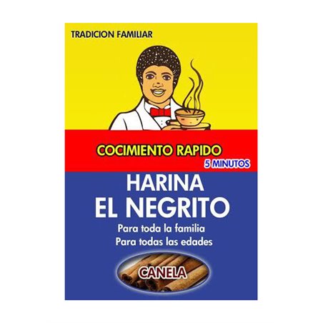 24428 - Harina El Negrito Cinnamon - 16 oz. - BOX: 24 Units