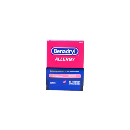 24470 - Benadryl Allergy 25mg - 20/2's - BOX: 