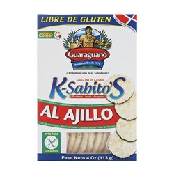 24518 - Guaraguano K-Sabe Garlic 4oz - BOX: 6 Pkg