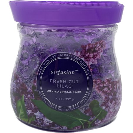 24536 - Crystal Beads Air Freshener, Fresh Cut Lilac - BOX: 12 Units