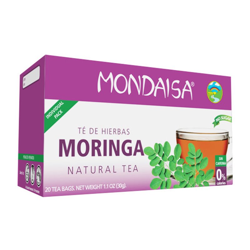 25080 - Mondaisa Moringa Natural Tea 0.77 oz - 20 bag - BOX: 