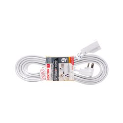 24670 - Extension A/C Cord, White - 9 ft. - BOX: 