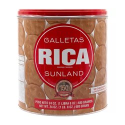 25094 - Galletas Rica Sunland 6/24 oz - BOX: 6 Units