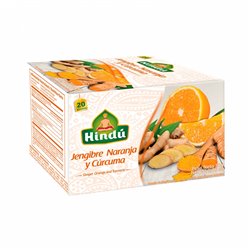 24907 - Hindu Tea Naranja & Curcuma - 20ct - BOX: 12 Unit