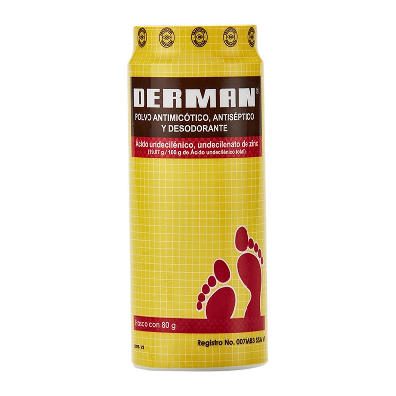 24928 - Derman Foot Powder - 2.82 oz. - BOX: 72 Units