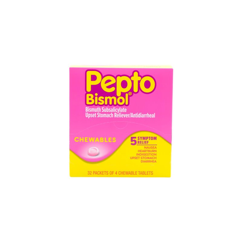 24996 - Pepto-Bismol Chewable Tabs 32 pack - BOX: 32 of 12