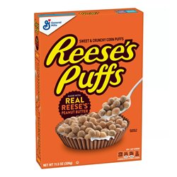 25015 - General Mills Reese's Puffs Cereal - 11.5oz. (Case of 12) - BOX: 12