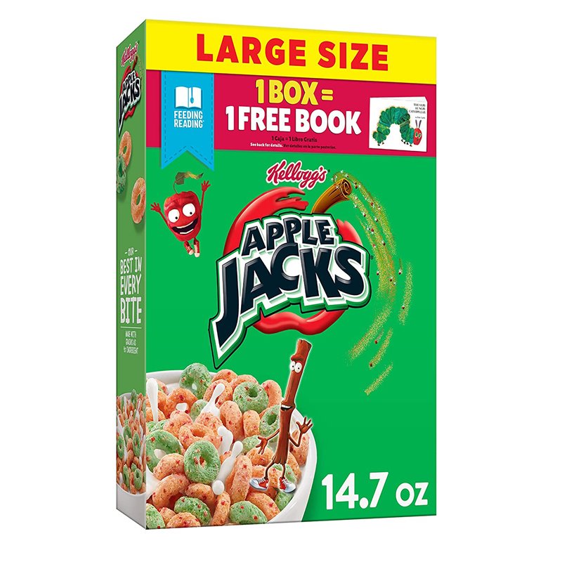 25018 - Kellogg's Apple Jacks- 14.7  oz. (Case of 12) - BOX: 12