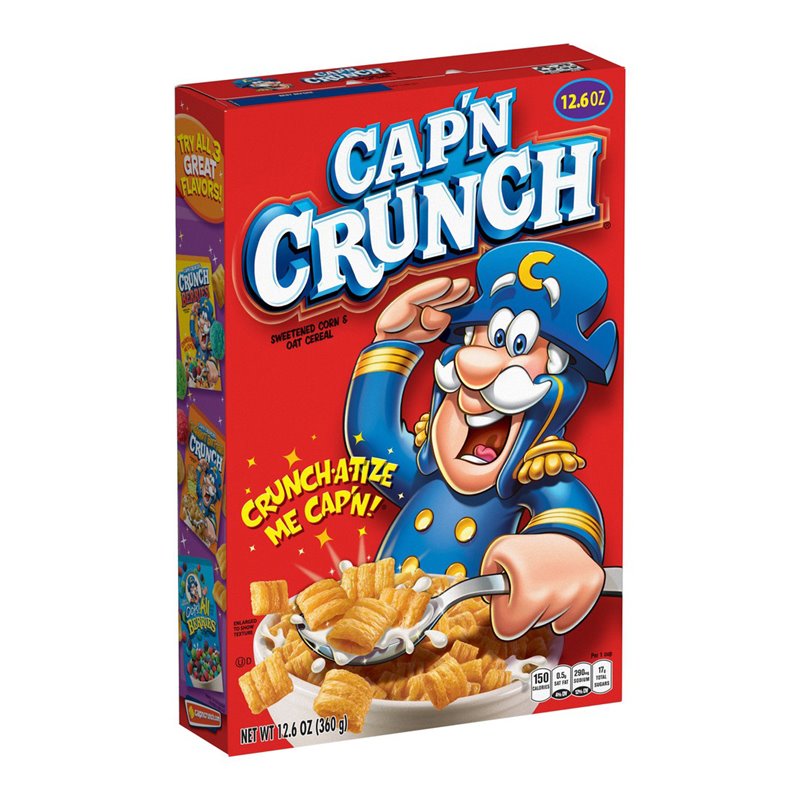 25027 - Cap'n Crunch Original - 12.6 oz. (Case of 14) - BOX: 14