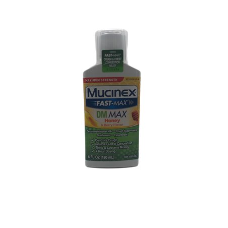 25123 - Mucinex Fast-Max DM Max Honey & Berry Flavor - 6 fl. oz. - BOX: 
