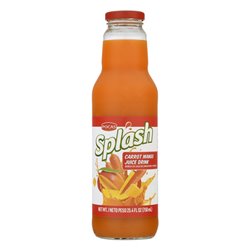 25127 - Pocas Splash Mango Carrot Juice ( Case of 8 ) -  25.4 oz - BOX: 8 Units