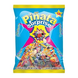 25143 - Pinata Surprise Assorted Candies - 5. Lb. - BOX: 5 Units