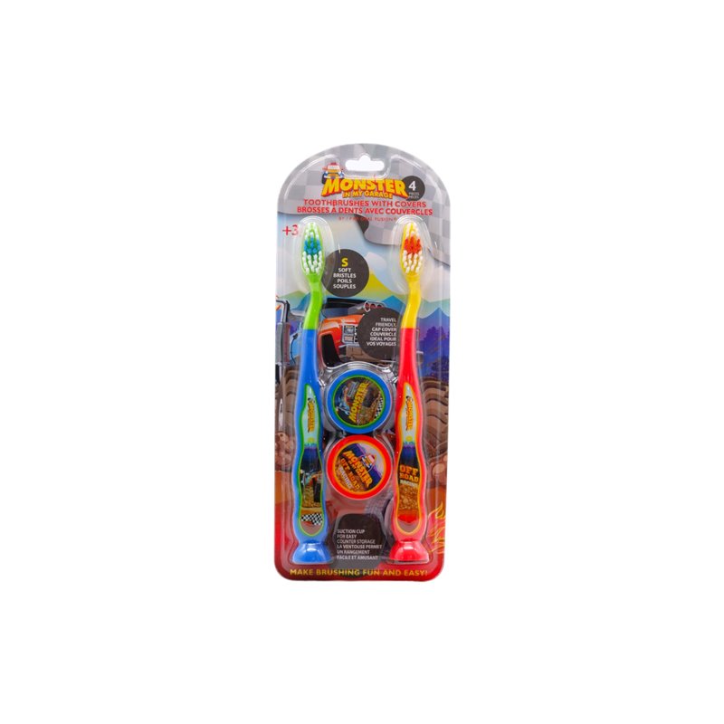 25185 - Cars Kids Toothbrush Travel Kit, Soft - 6ct - BOX: 6 Pk