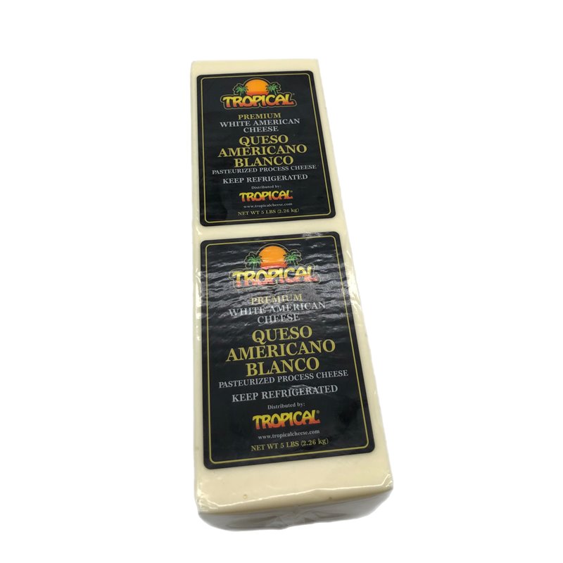 28275 - Tropical Queso Americano Blanco - 5 lb. - BOX: 2 Units