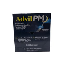 28289 - Advil PM 200mg - 120 Caps - BOX: 