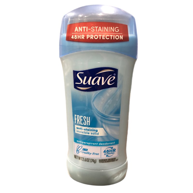 25326 - Suave Deodorant Shower Fresh - 2.6 oz. - BOX: 12 Units