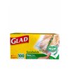 25408 - Glad Sandwich Zipper Bags, 100 Bags - (Case of 12) - BOX: 12pk