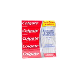 25514 - Colgate Toothpaste, Baking Soda & Peroxide Whtening Brisk Mint Paste - 6 oz. - BOX: 24 Units