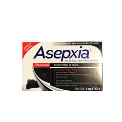 25584 - Asepxia Cleansing Bar Deep Charcoal - 4 oz. (113gr) - BOX: 20 Units