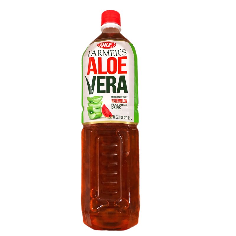25647 - OKF Aloe Vera Drink, Watermelon - 1.5 Lt (Case of 12) - BOX: 12 Units