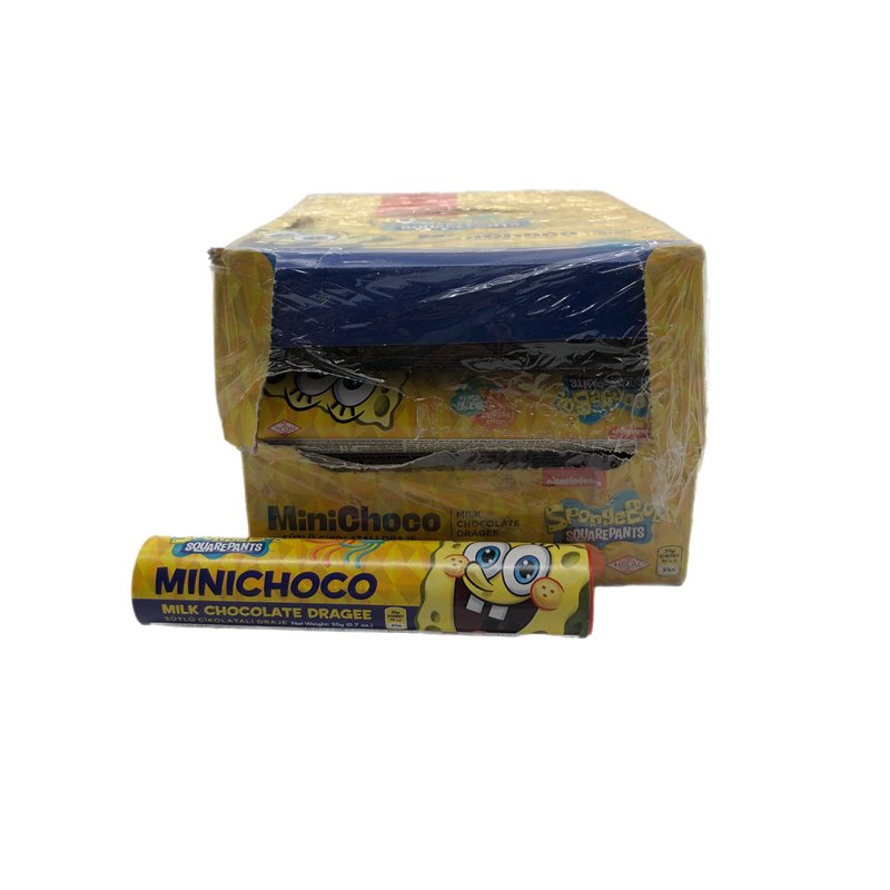 25730 - SpongeBob  Mini Chocolate -24ct - BOX: 12 Pkg
