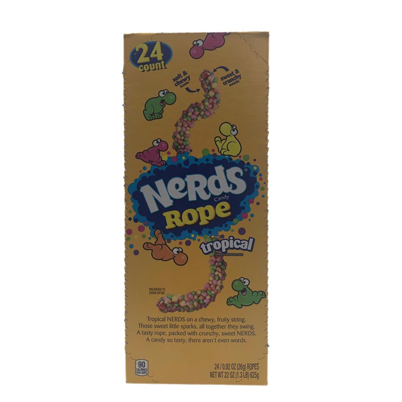 25738 - Nerds Rope, Tropical - 24 Count - BOX: 12 Pkg