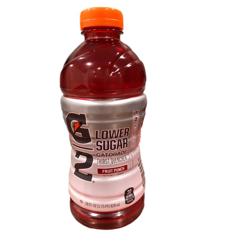 25780 - Gatorade G2 Fruit Punch ( Lower Sugar ) - 28 fl. oz. (15 Pack) - BOX: 15 Units