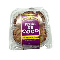 25862 - Delicias Besitos de Coco - 7.5 oz. - BOX: 18 Units