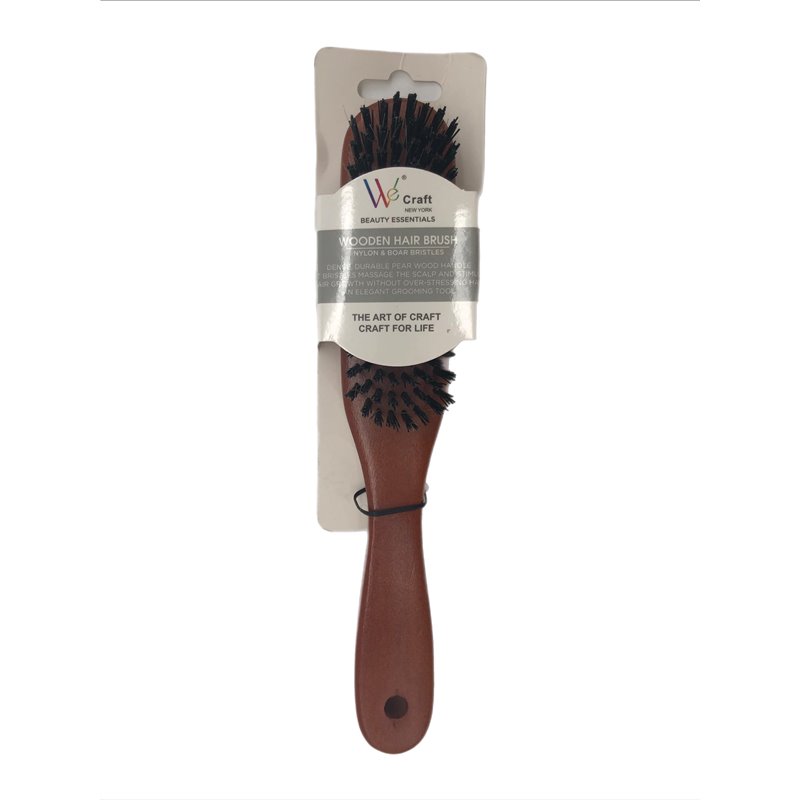 25882 - Wooden Hair Brush ( 002-371 ) - BOX: 