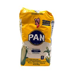 25890 - P.A.N White Corn Meal 5 lb. ( Case of 4 ) - BOX: 4 Units