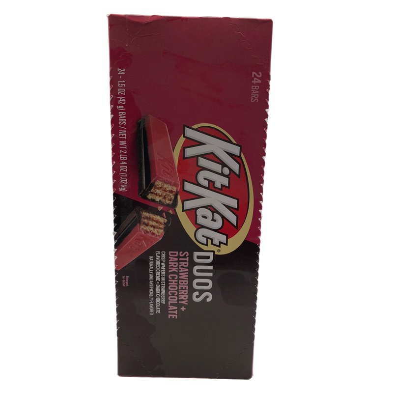 25915 - Kit Kat Bar Duos Strawberry + Dark Chocolate - 24 Count - BOX: 12 Pkg