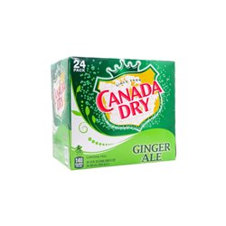26108 - Canada Dry Ginger - 12 fl. oz. (24 can) - BOX: 24 Units