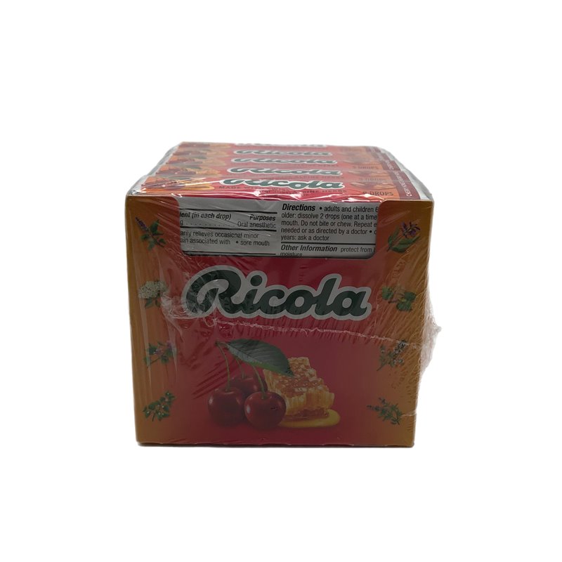 26133 - Ricola Cherry-Honey Drops - 20/10 Pcs - BOX: 12 Pkg