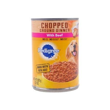 26160 - Pedigree Chopped Ground Dinner With Beef 22 oz. - (12 Cans) - BOX: 12