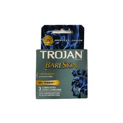 26468 - Trojan Bare Skin Premium Latex - 6 Pack/3ct - BOX: 8 Packs
