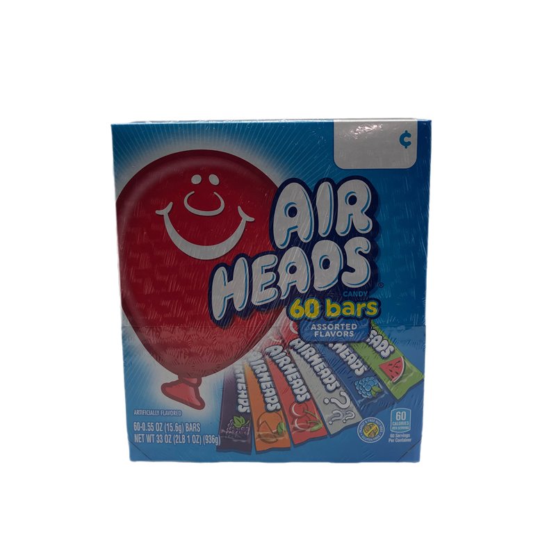 26312 - Air Heads Variety Pack - 60 Bars - BOX: 12 Pkg