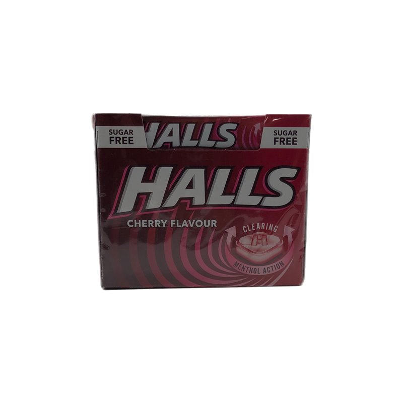 27927 - Halls Cherry Sugar Free USA - 20ct - BOX: 24 Pkg