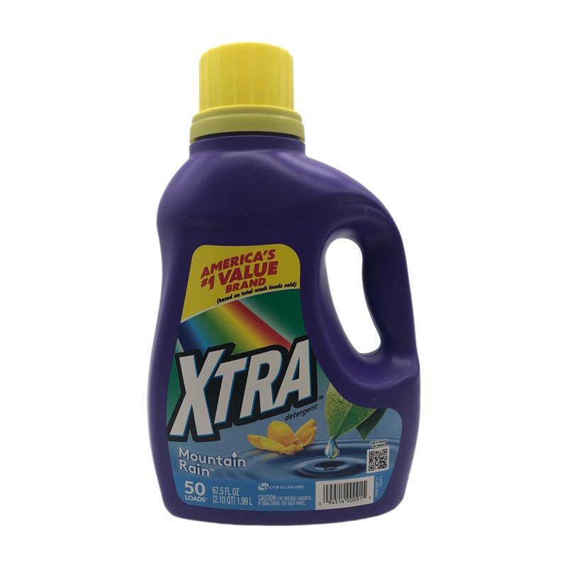 26679 - Xtra Laundry Detergent, Mountain Rain - 67.5 fl. oz. (Case of 6) - BOX: 6 Units