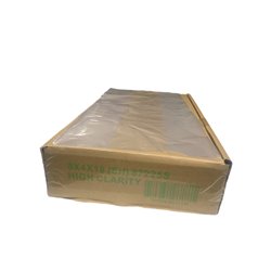 26732 - Plastic Clear Bags, High Clarity,  8x4x18EH (Green Letters) - BOX: 