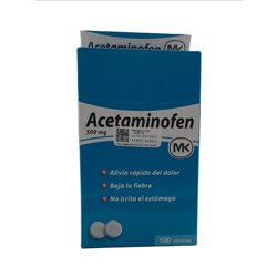 26985 - Acetaminofen MK Display 100ct - BOX: 