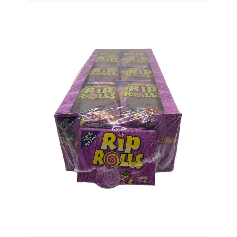 27215 - Rip Rolls Grape  - 24/1.4 oz. - BOX: 12 Pkg