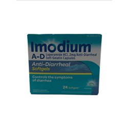 27363 - Imodium Anti-Diarrheal 24ct
Softgels - BOX: 