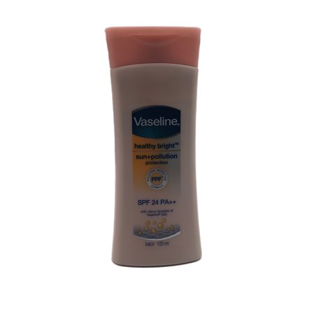 27462 - Vaseline Healthy Bright Sun+Pollution Protection (SPF 24 PA++) Lotion, 100ml - BOX: 36 Units