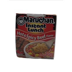 27538 - Maruchan Bowl Soup, Hot and Spicy Beef Flavor - 2.25 oz. ( 12 Pack ) - BOX: 12 Units