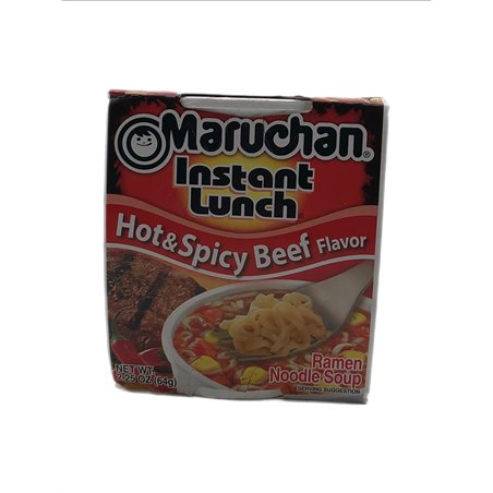 27538 - Maruchan Bowl Soup, Hot and Spicy Beef Flavor - 2.25 oz. ( 12 Pack ) - BOX: 12 Units
