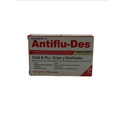 27695 - Antiflu-Des Cold & Flu 12 Caps - BOX: 48